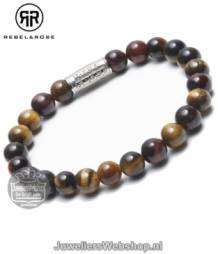 Rebel & Rose RR-80009-S-19 Who's afraid of the Tiger Armband